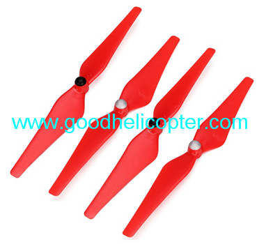 Wltoys V393 2.4H 4CH Brushless motor Quadcopter parts Blades (4pcs red) - Click Image to Close